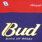 NASCAR - Dale Jr. #8 Budweiser Sweatshirt 1990s Large Vintage Retro