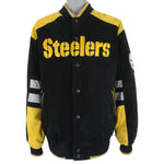 NFL - Pittsburgh Steelers Button-Up Jacket 1990s XX-Large Vintage Retro Football