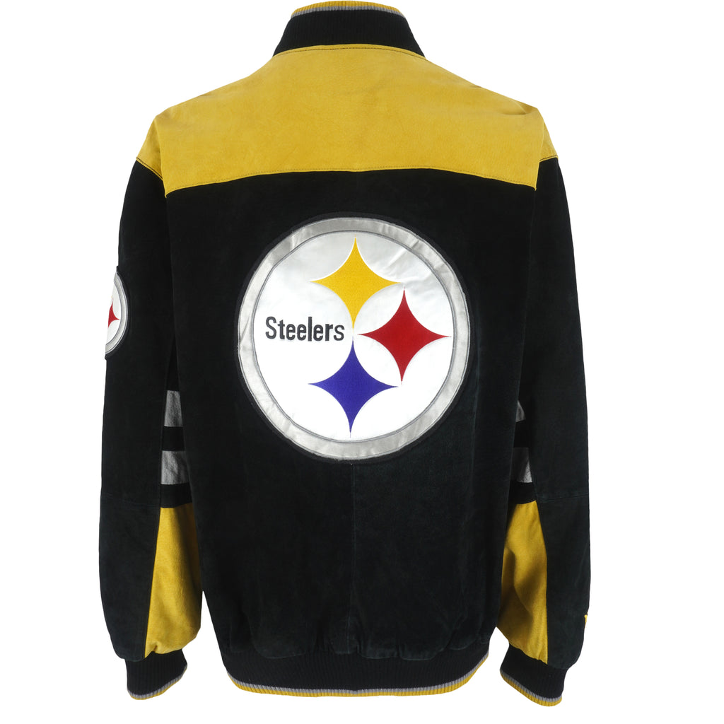 NFL - Pittsburgh Steelers Button-Up Jacket 1990s XX-Large Vintage Retro Football