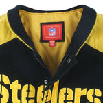 NFL - Pittsburgh Steelers Button-Up Jacket 1990s XX-Large Vintage Retro Football