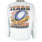NCAA (Red Oak) - Texas Longhorns Crew Neck Sweatshirt 1990s X-Large Vintage Retro College