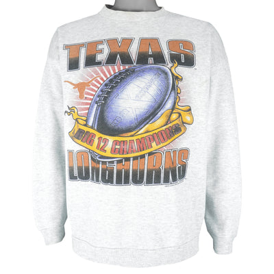 NCAA (Red Oak) - Texas Longhorns Big 12 Champions Crew Neck Sweatshirt 1990s X-Large