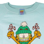 Vintage - Raise A Little Cane This Christmas, Garfield Sweatshirt 1978 X-Large Vintage Retro