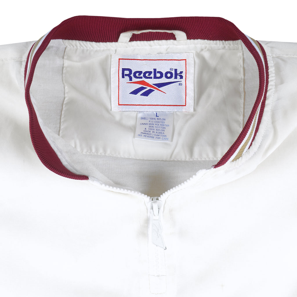 Reebok - San Francisco 49ers Pullover Windbreaker 1990s Large Vintage Retro Football
