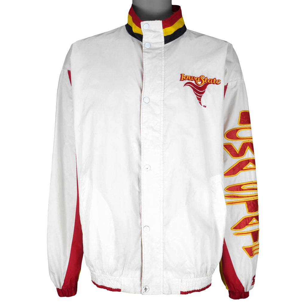 Starter - Iowa State Button-Up Windbreaker 1990s X-Large Vintage Retro College