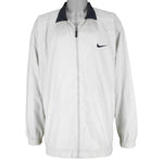 Nike  - White Embroidered Zip-Up Jacket 1990s X-Large Vintage Retro