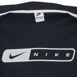 Nike  - White Embroidered Zip-Up Jacket 1990s X-Large Vintage Retro