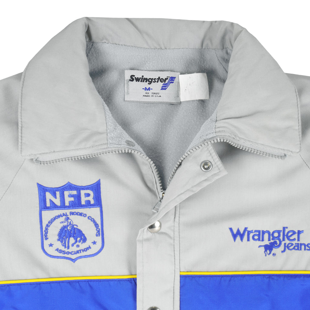 Vintage - Wrangler Jeans NFR Embroidered Jacket 1990s Medium Vintage Retro