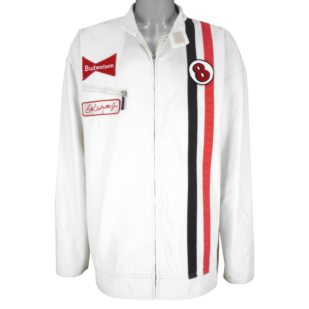 NASCAR (Chase) - Budweiser x Dale Jr. #8 Zip-Up Jacket 1990s XX-Large Vintage Retro