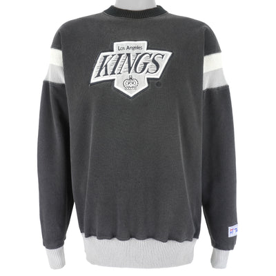 NHL (The Game) - Los Angeles Kings Embroidered Sweatshirt 1990s Large