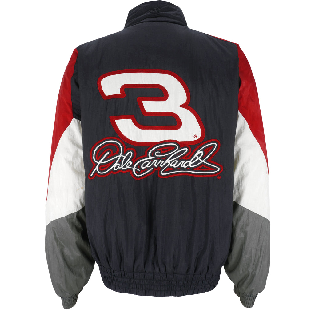 NASCAR (Chase) - Dale Earnhardt, Good Wrench Service Racing Jacket 1990s Large Vintage Retro