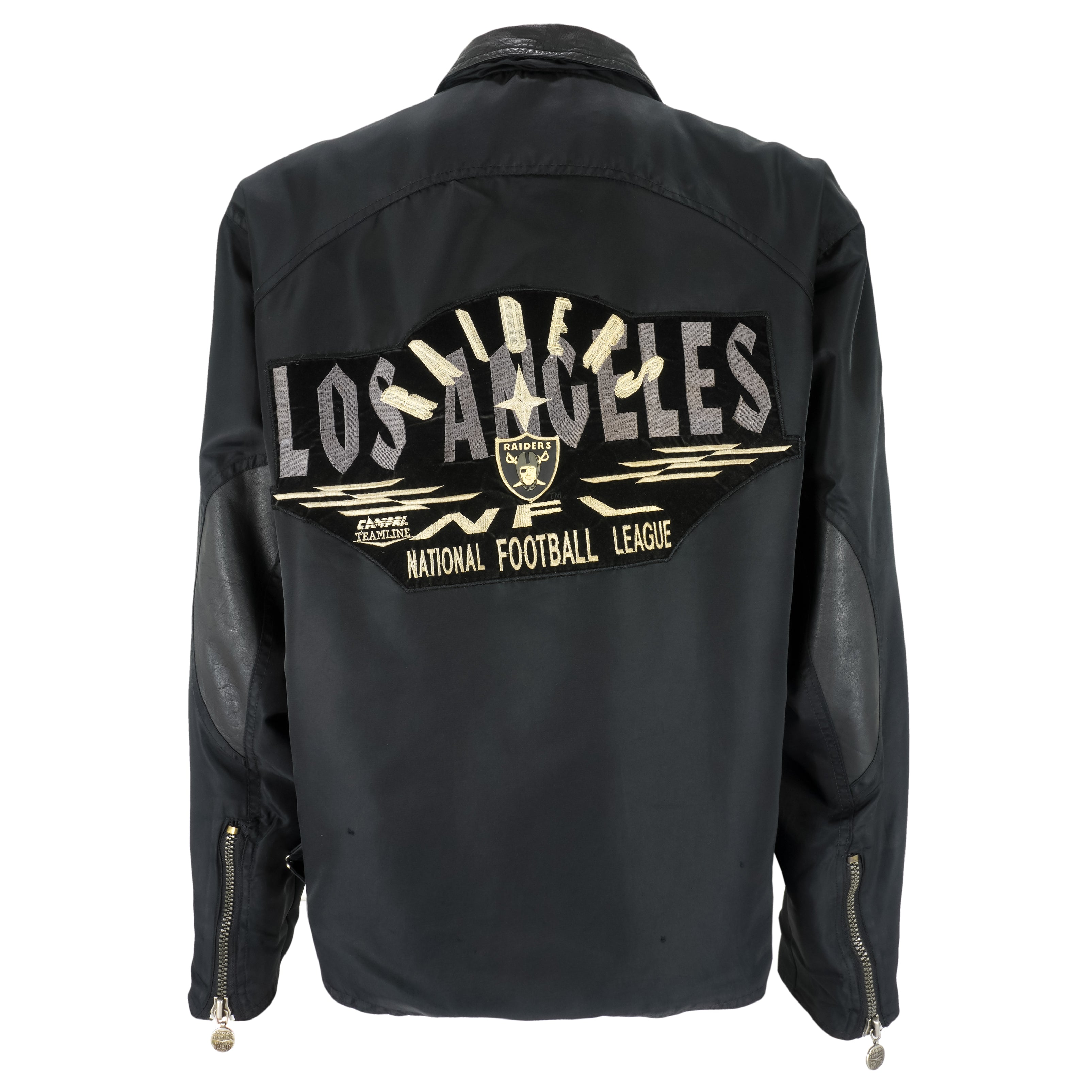 Vintage NFL (Campri Teamline) - Los Angeles Raiders Zip-Up Jacket 1990's  Large – Vintage Club Clothing