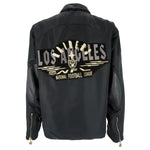 NFL (Campri Team Line) - Los Angeles Raiders Zip-Up Jacket 1990s Large Vintage Retro Football