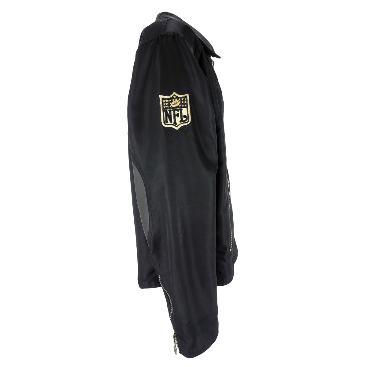 NFL (Campri Team Line) - Los Angeles Raiders Zip-Up Jacket 1990s Large Vintage Retro Football
