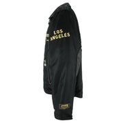 NFL (Campri Team Line) - Los Angeles Raiders Zip-Up Jacket 1990s Large Vintage Retro Football