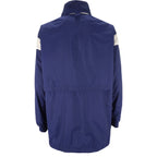 Nike  - Blue 1/2 Zip Embroidered Logo Pullover Windbreaker 1990s X-Large Vintage Retro