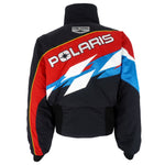 Polaris - Black Zip-Up Racing Jacket 1990s Large Vintage Retro