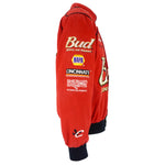 NASCAR - Red Budweiser - King of Beers Jacket 1990s Small Vintage Retro