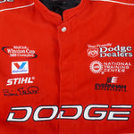 NASCAR (JH Design) - Red Dodge Racing Embroidered Jacket 1990s XX-Large Vintage Retro