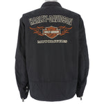 Harley Davidson - Motorcycles Zip Up Embroidered Jacket 2X-Large
