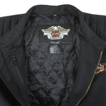 Harley Davidson - Zip-Up Embroidered Spell-Out Jacket XX-Large Vintage Retro
