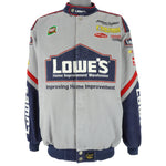 NASCAR - Lowe’s Embroidered Jacket 1990s Large Vintage Retro