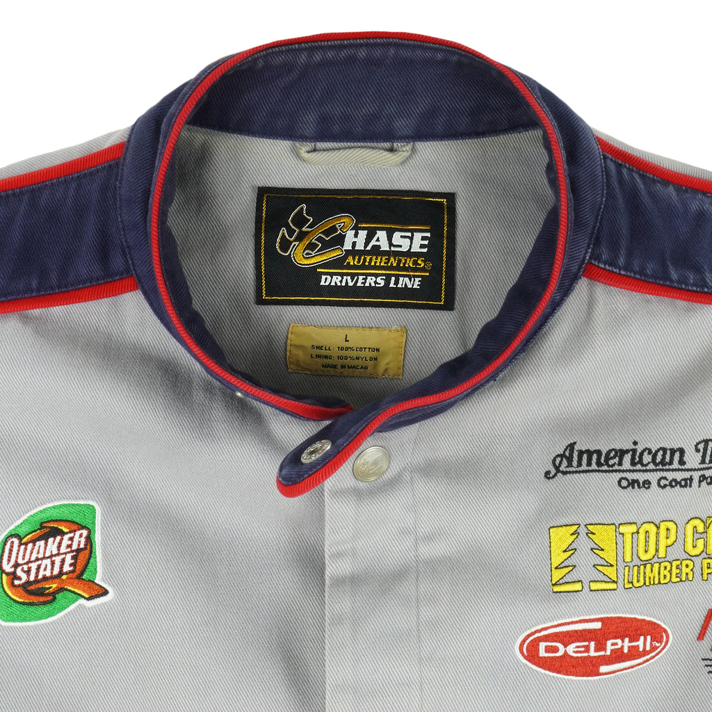 NASCAR - Lowe’s Embroidered Jacket 1990s Large Vintage Retro