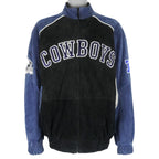 NFL - Dallas Cowboys Leather Suede Jacket 1990s X-Large Vintage Retro Football