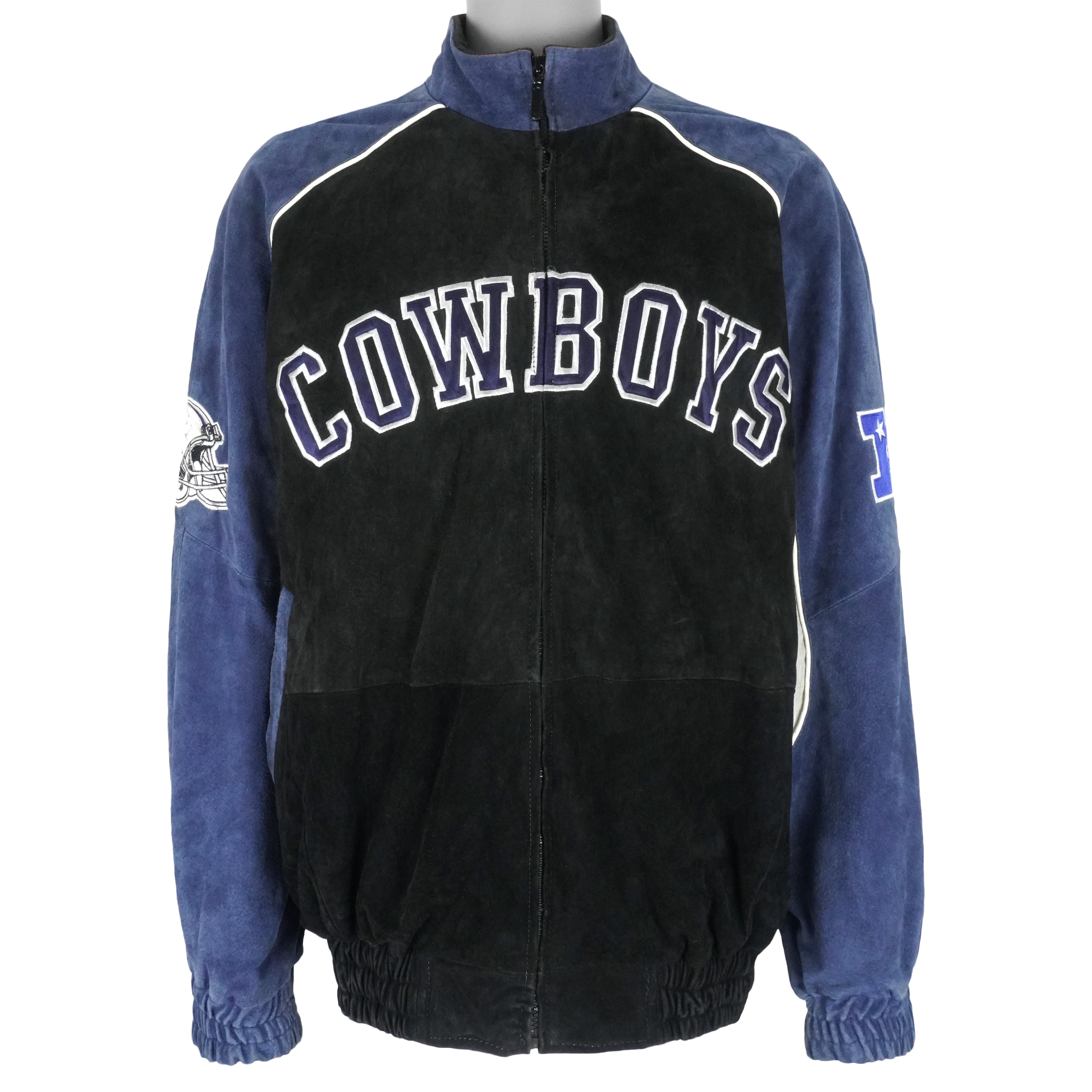 NFL - Dallas Cowboys Leather Suede Jacket 1990s X-Large Vintage Retro Football