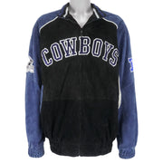 NFL - Dallas Cowboys Leather Suede Jacket 1990s X-Large Vintage Retro Football