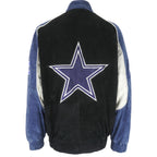 NFL - Dallas Cowboys Leather Suede Jacket 1990s X-Large Vintage Retro Football