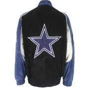 NFL - Dallas Cowboys Leather Suede Jacket 1990s X-Large Vintage Retro Football