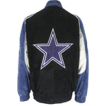 NFL - Dallas Cowboys Leather Suede Jacket 1990s X-Large Vintage Retro Football