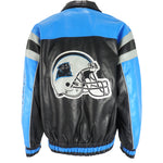 NFL - Carolina Panther Faux Jacket 1990s Medium Vintage Retro Football
