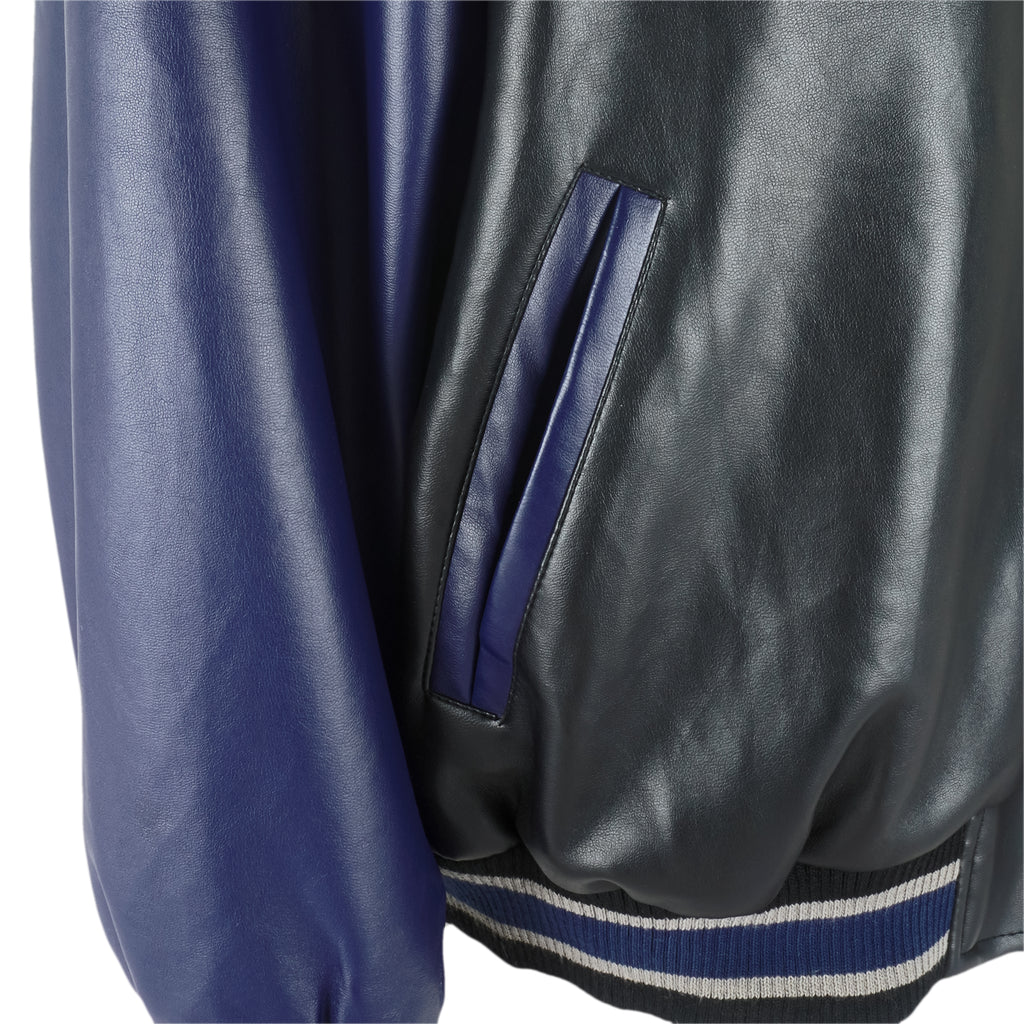 MLB - New York Yankees Zip-Up Faux Jacket 1990s X-Large Vintage Retro Baseball