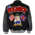 Vintage - Posh Boy Leather Wool Jacket 1990s Large Vintage Retro