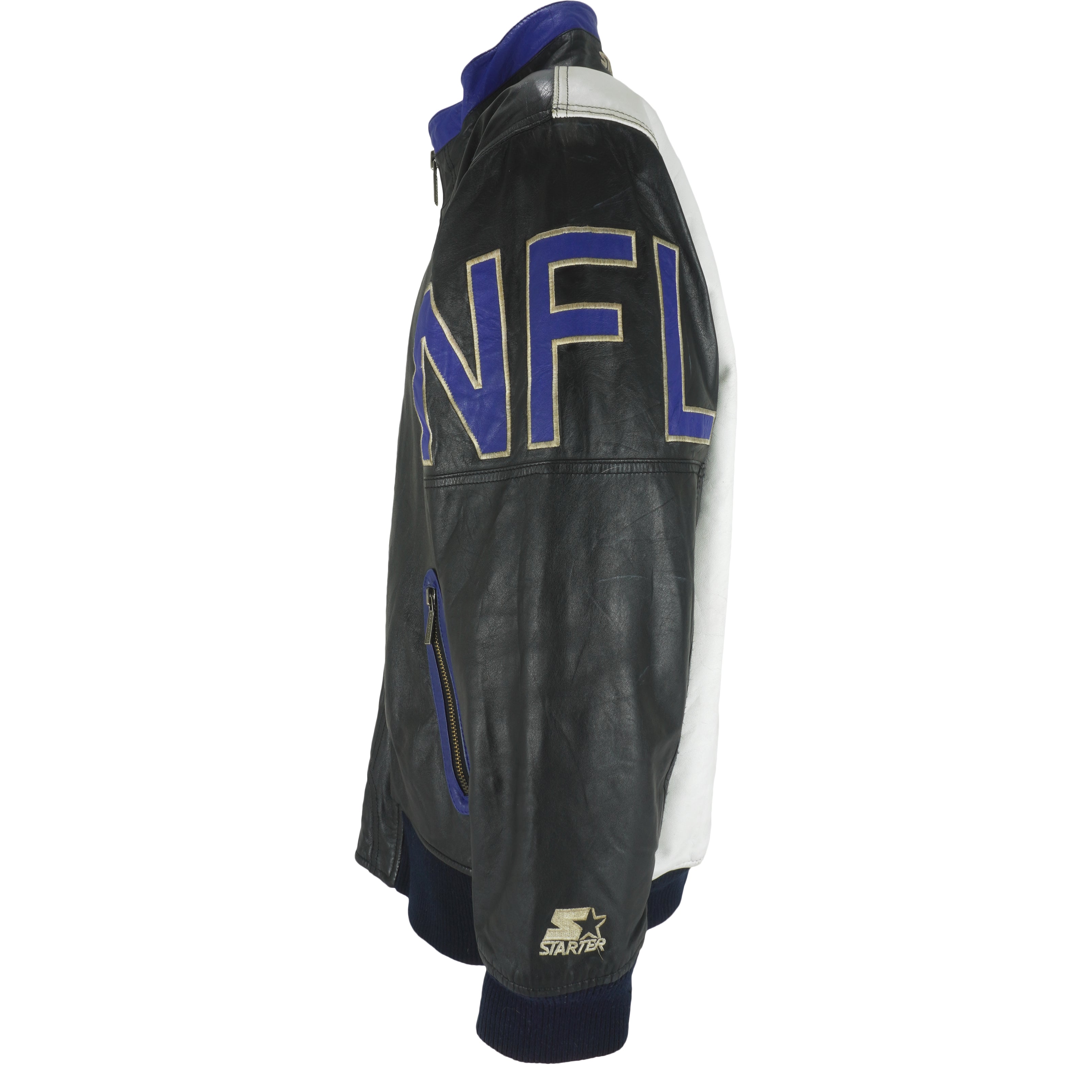 Starter - NFL Zip-Up Faux Jacket 1990s X-Large Vintage Retro