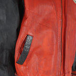 NCAA - University of Geogia Faux Leather Jacket 1990s X-Large Vintage Retro College