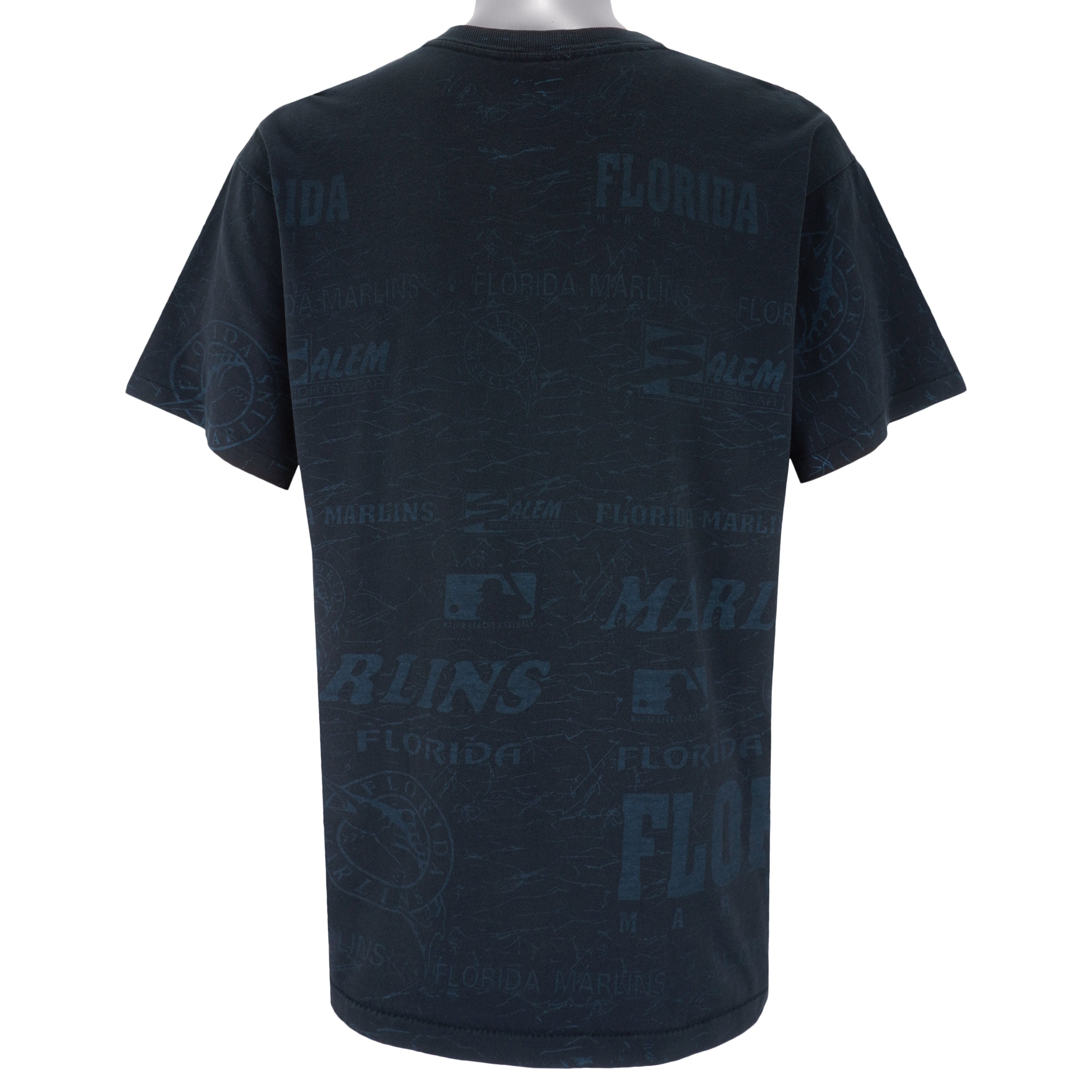 MLB (Salem) - Florida Marlins All OVP T-Shirt 1990s X-Large Vintage Retro Baseball