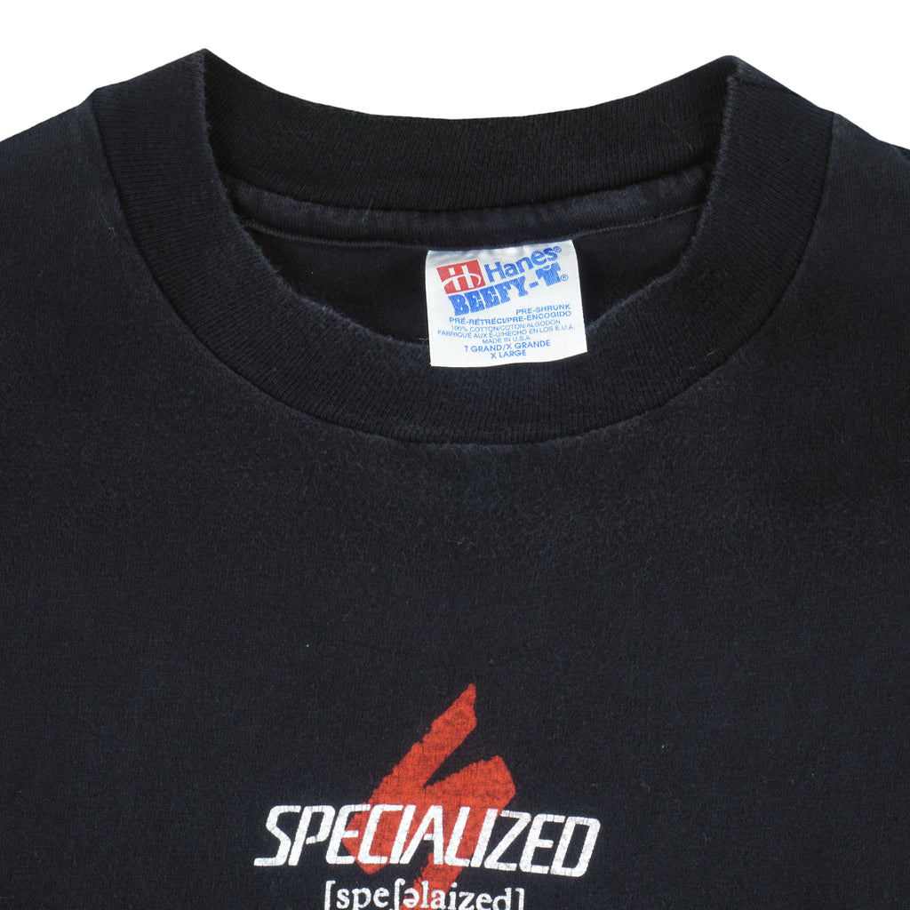 Vintage (Hanes) - Specialized Bike Equipment T-Shirt 1990s X-Large Vintage Retro