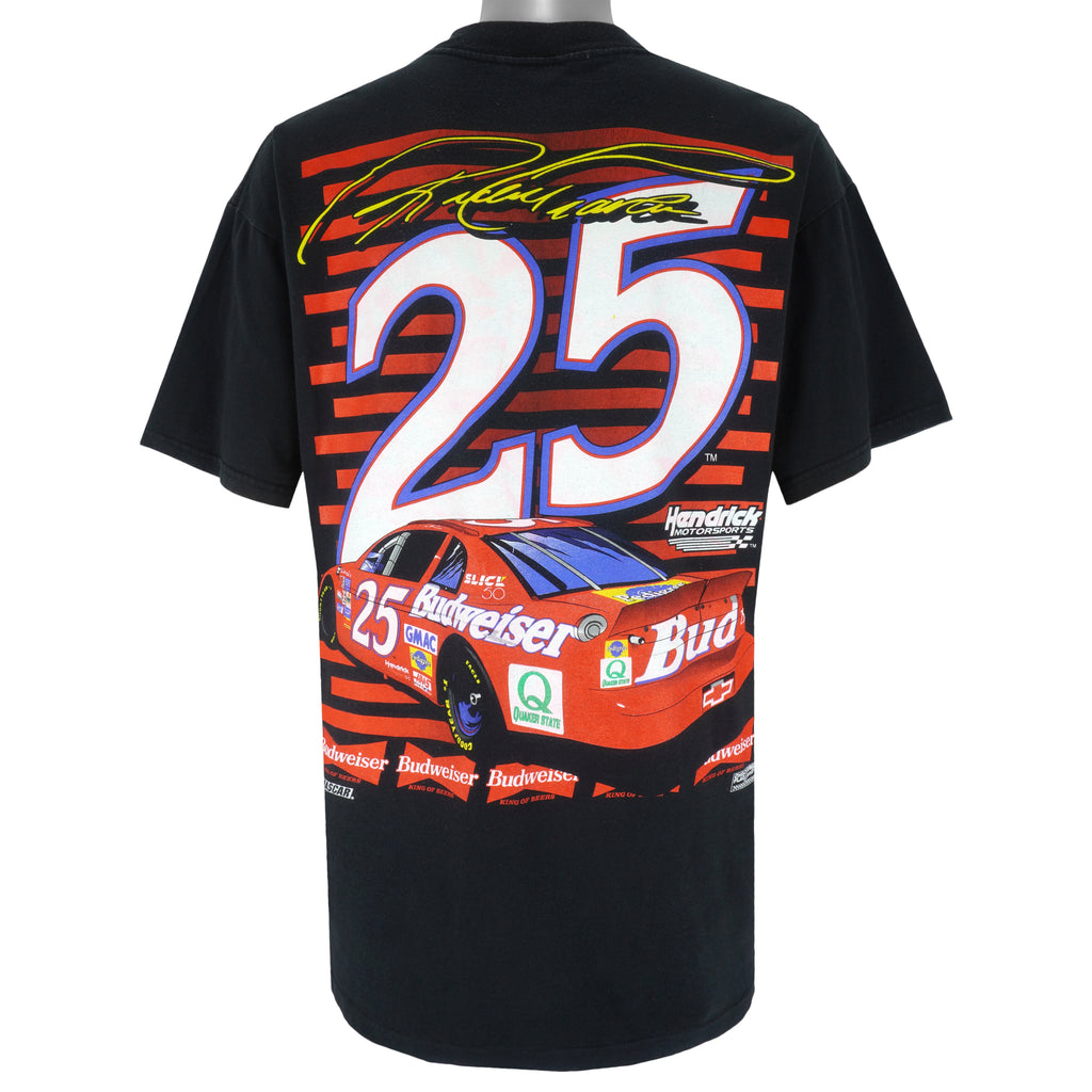 NASCAR - Budweiser, Ricky Craven No. 25 T-Shirt 1997 X-Large Vintage Retro