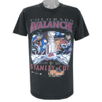 NHL - Colorado Avalanche, Stanley Cup Champions T-Shirt 1990s Large Vintage Retro Hockey