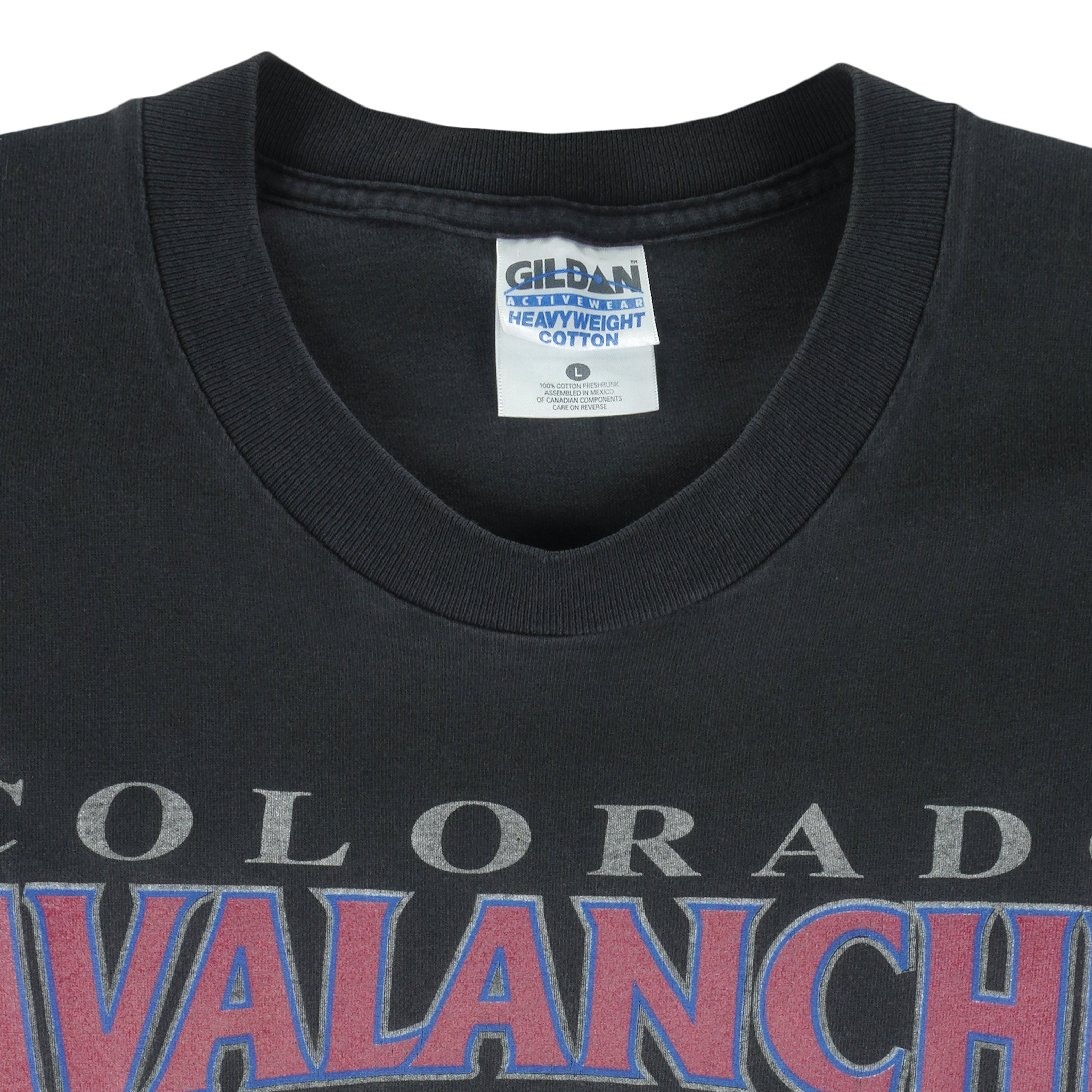 NHL - Colorado Avalanche, Stanley Cup Champions T-Shirt 1990s Large Vintage Retro Hockey