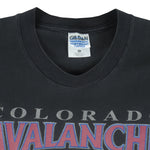 NHL - Colorado Avalanche, Stanley Cup Champions T-Shirt 1990s Large Vintage Retro Hockey