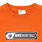 Nike - Orange Basketball Spell-Out T-Shirt 1990s Large Vintage Retro