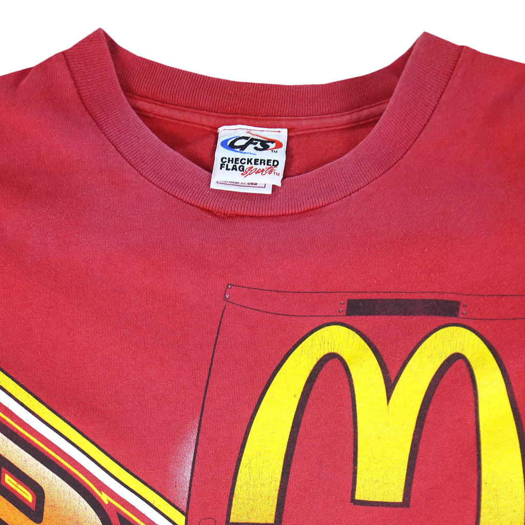 NASCAR (CFS) - Bill Elliott #94  McDonalds T-Shirt 1990 X-Large Vintage Retro