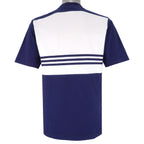 Adidas - Blue & White France 98 T-Shirt 1990s Small Vintage Retro