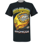 NFL - Denver Broncos, Super Bowl 32th Champions Ring T-Shirt 1998 Medium Vintage Retro Football