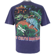 Vintage (Gildan) - Budweiser Lizards We Couldve Been Huge T-Shirt 1997 Large Vintage Retro