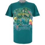 Vintage (Habitat) - Wake Up To Rainforest Animal T-Shirt 1990s Large